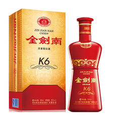 剑南春 金剑南K6 浓香型白酒 52度 500ml 单瓶装