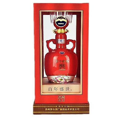 贵州茅台集团百年盛世鸿福天下（红坛）口感浓香型52度白酒500ml单瓶装