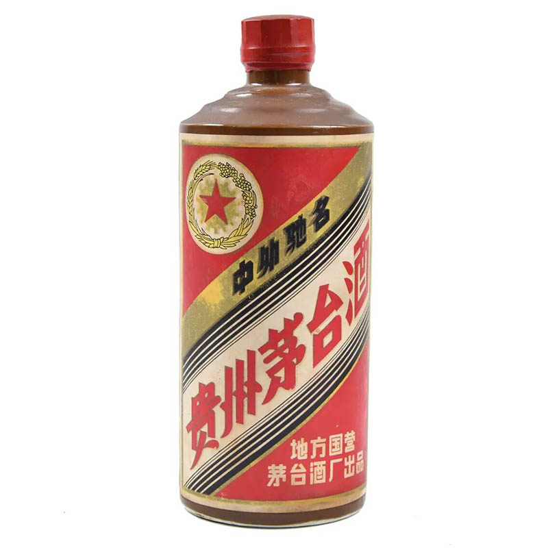 贵州茅台集团80年代八角盖黑酱口感酱香型53度白酒500ml单瓶装