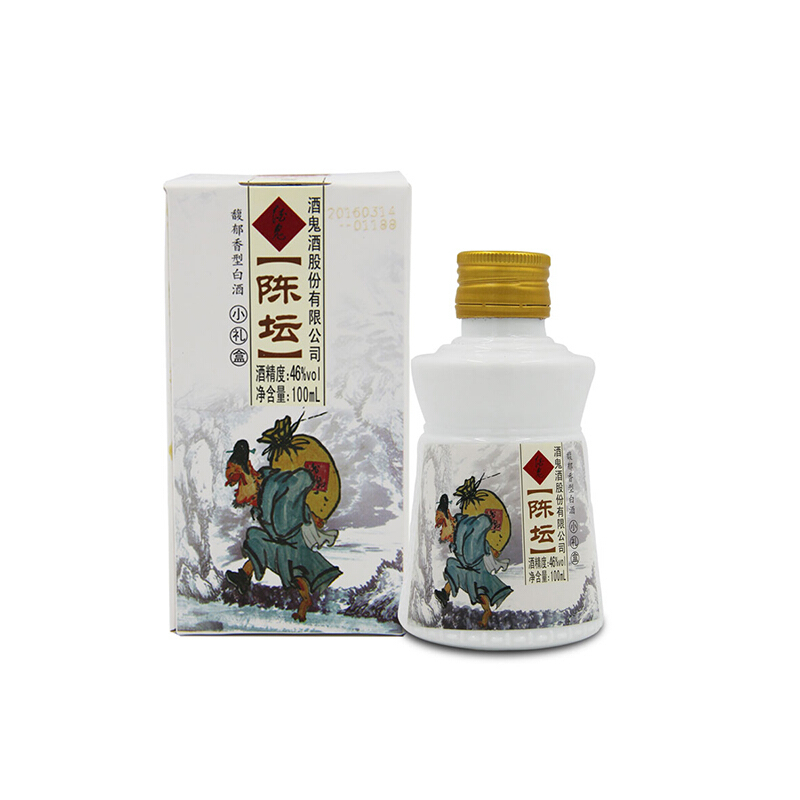 湖南酒鬼酒陈坛小酒46&deg;度馥郁香型100ml单瓶装