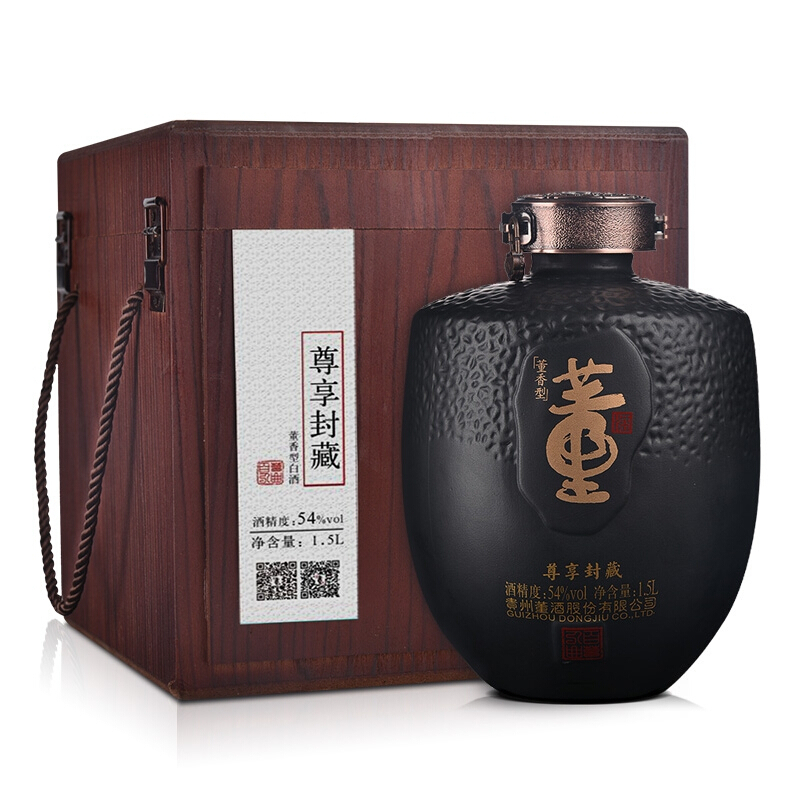 贵州董酒尊享封藏大坛54度董香型1500ml一坛装