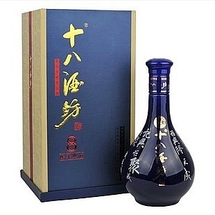 河北省衡水老白干8年十八酒坊口感干香型408度白酒480ml单瓶装