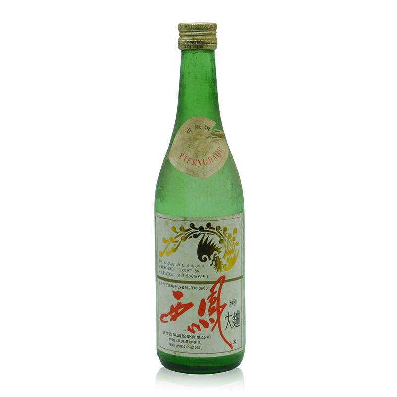 陕西西凤酒2006年份西凤大曲口感凤香型48度白酒500ml单瓶装