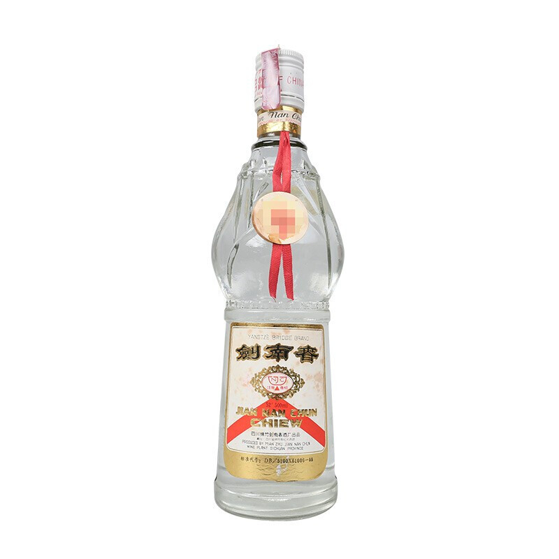 陈年老酒1987年剑南春（铁盖）52度口感浓香型白酒500ml单瓶装