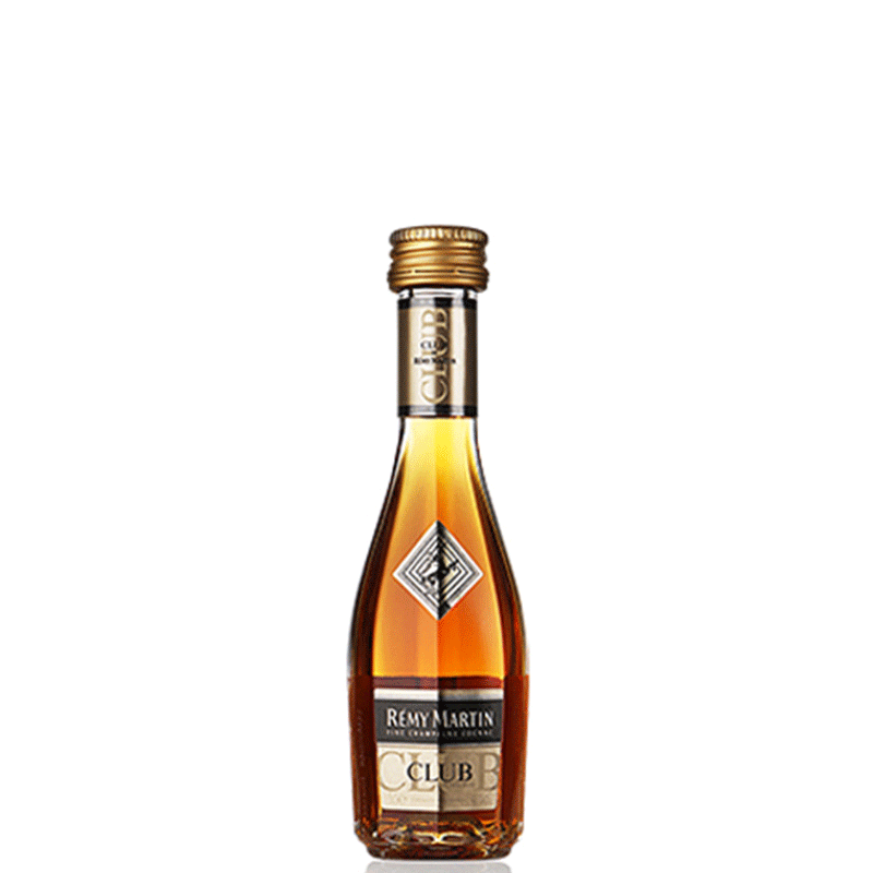 人头马（R&eacute;my Martin）洋酒CLUB优质香槟区干邑白兰地30ml小酒版单