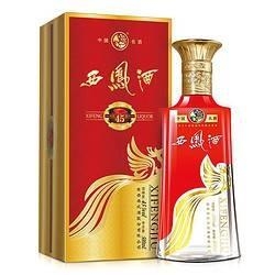 陕西西凤酒旗帜红鼎口感凤香型45度白酒500ml*6整箱装