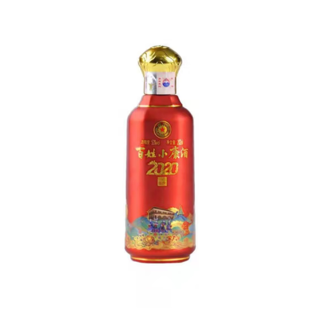 百姓小康酒2020 酱香型白酒 53度 202ml*1瓶 单瓶装
