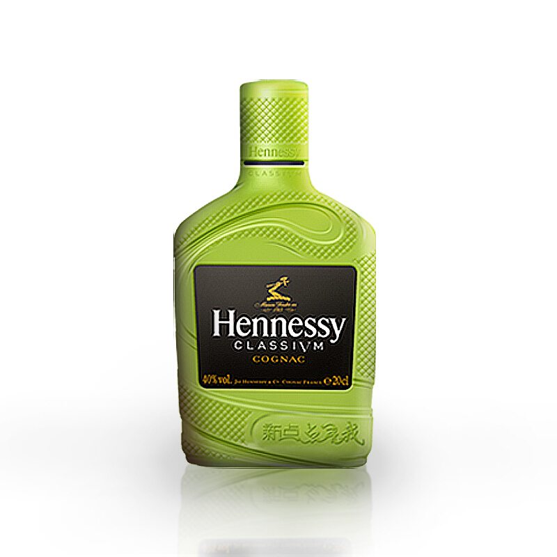 轩尼诗（Hennessy）洋酒40&deg;度新点干邑白兰地200ml绿色瓶装