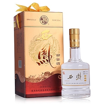 陕西西凤酒御宴酒金卡口感浓香型50度白酒500ml单瓶装