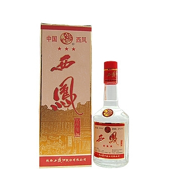 陕西西凤酒老字号口感凤香型38度白酒500ml单瓶装