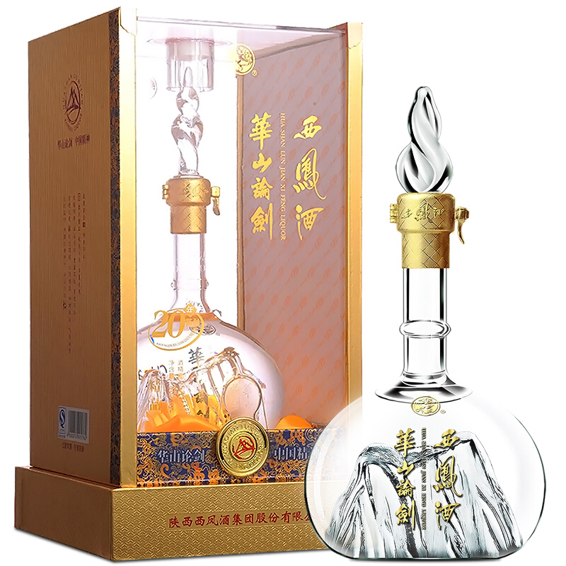 西凤酒华山论剑20年52度凤香型500ml单瓶装