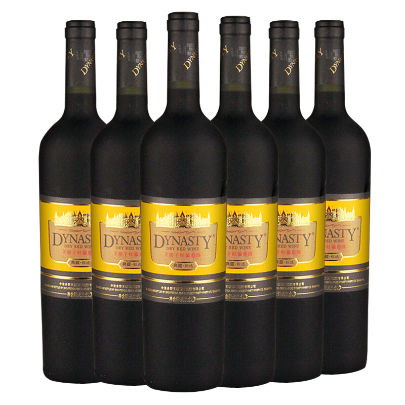 王朝(Dynasty)典藏&middot;粒选国产干红葡萄酒单支750ml