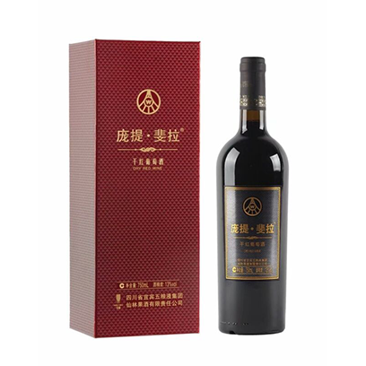 五粮液红酒庞提&middot;斐拉干红葡萄酒(礼盒）750ml单支装