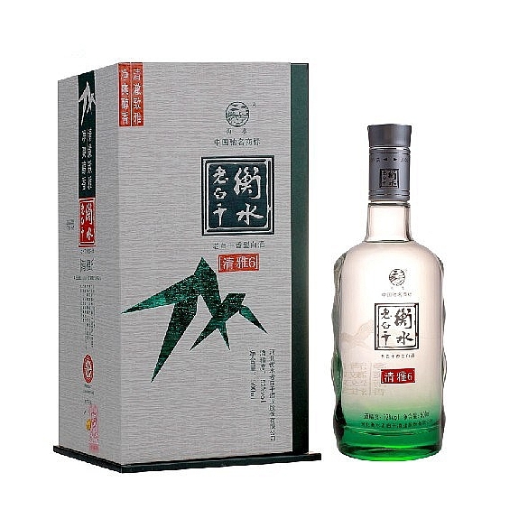 河北省衡水老白干清雅6口感干香型52度白酒500ml单瓶装