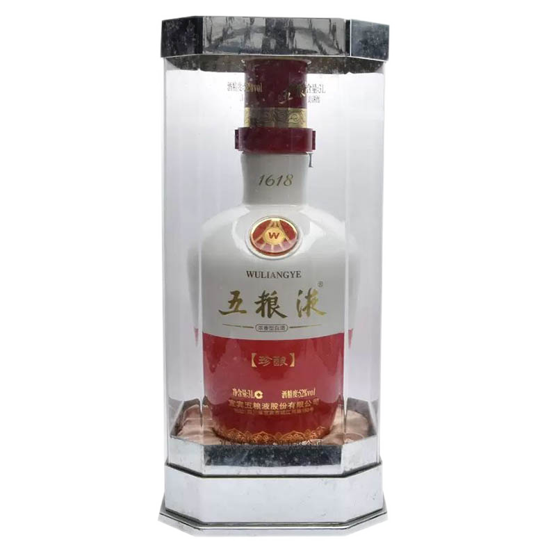五粮液2012年1618珍酿口感浓香型52度白酒500ml单瓶装