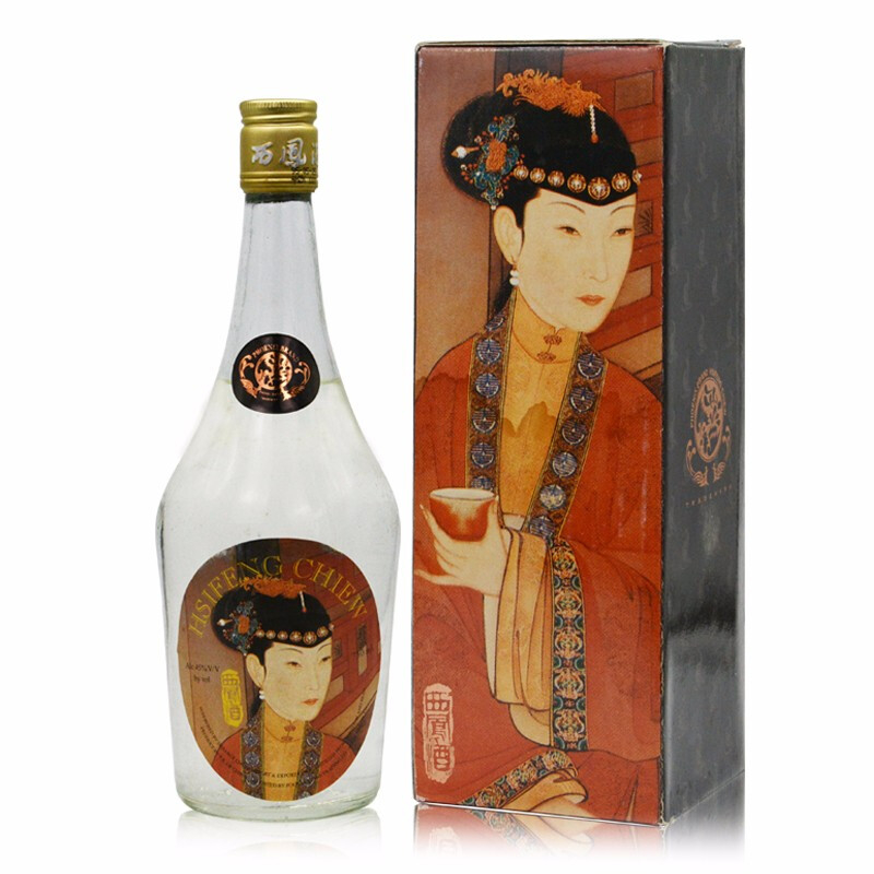 陕西美女侍女西凤酒出口版口感凤香型45度白酒750ml单瓶装