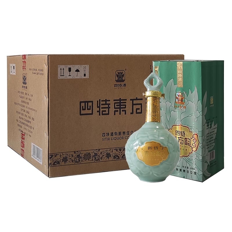 年 四特酒 东方韵国韵(老) 52度白酒 500ml 礼盒装