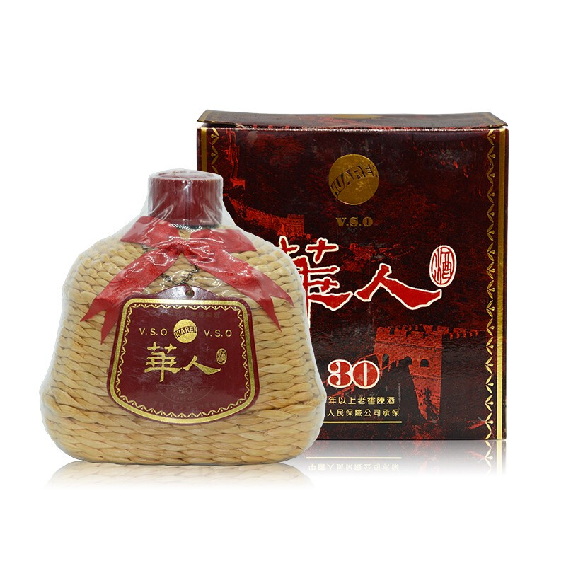 陕西西凤酒1996年华人酒30年口感凤香型45度白酒500ml坛装