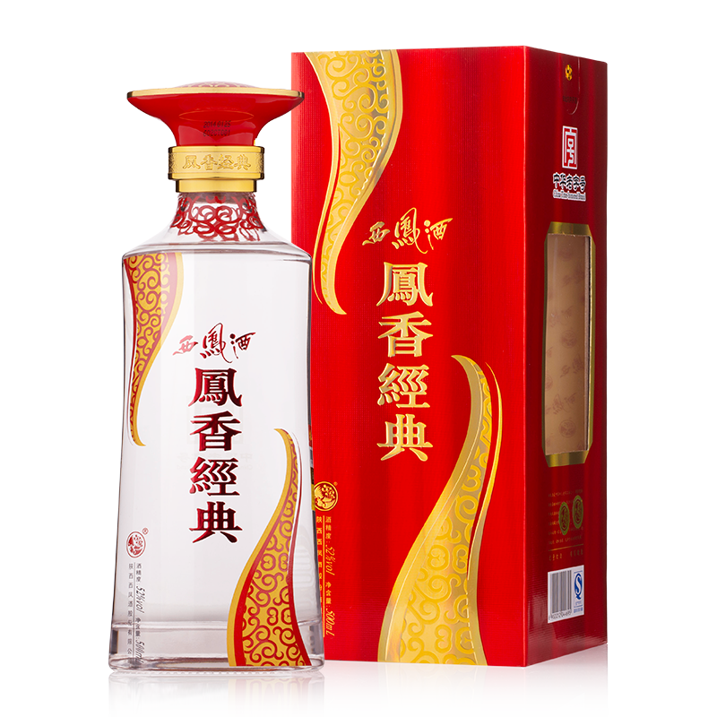 西凤酒2014年产凤香经典标版52度凤香型500ml单瓶装
