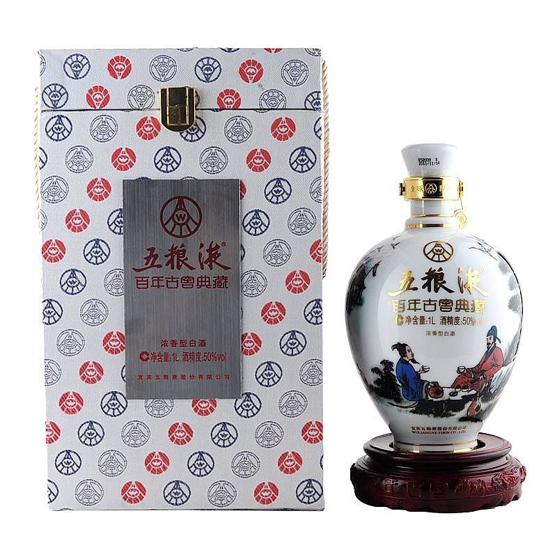 五粮液古窖酒口感浓香型50度白酒1000ml单瓶装