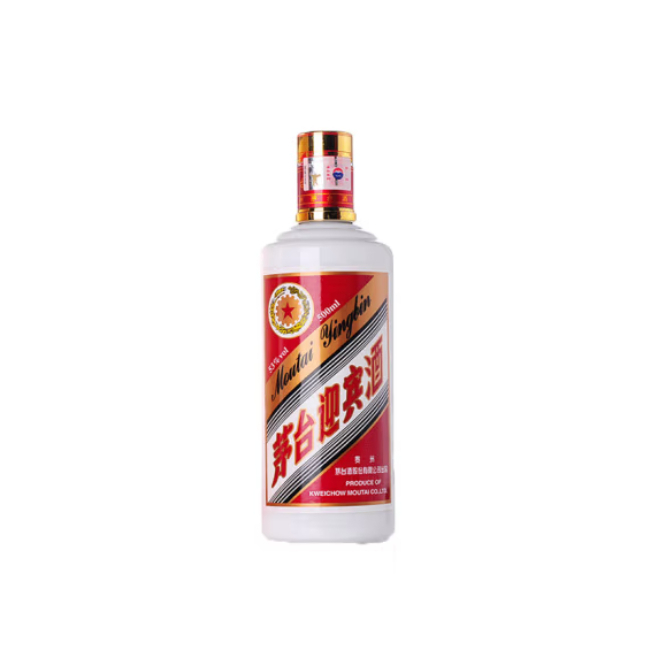 茅台迎宾酒 普迎 酱香型 白酒 53度500ml 单瓶
