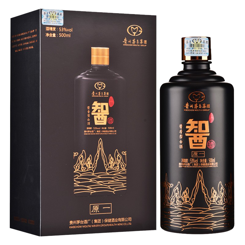 贵州茅台集团台源智酒[原一]口感酱香型53度白酒500ml单瓶装