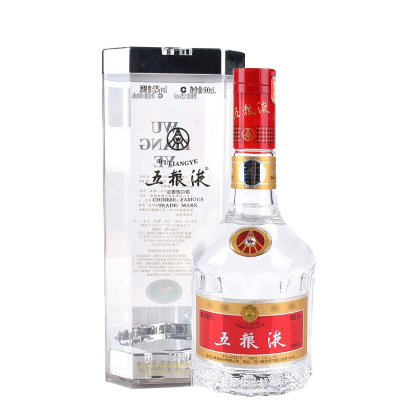 五粮液2005年普五口感浓香型52度白酒500ml单瓶装