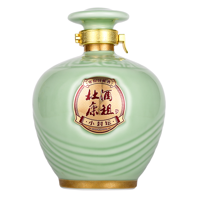 杜康酒酒祖杜康小封坛浓香型46度白酒500ml单瓶装