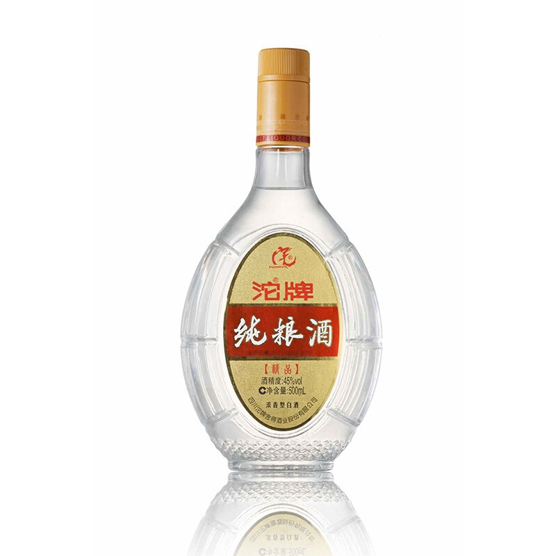 四川沱牌舍得集团沱牌精品纯粮酒口感浓香型45度白酒500ml单瓶装