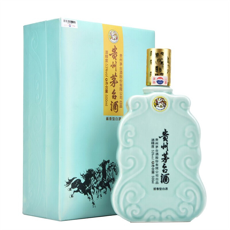贵州茅台集团李白将进酒口感酱香型53度白酒500ml单瓶装
