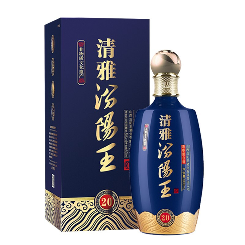 汾阳王42&deg;度清雅系列20清香型500ml单瓶