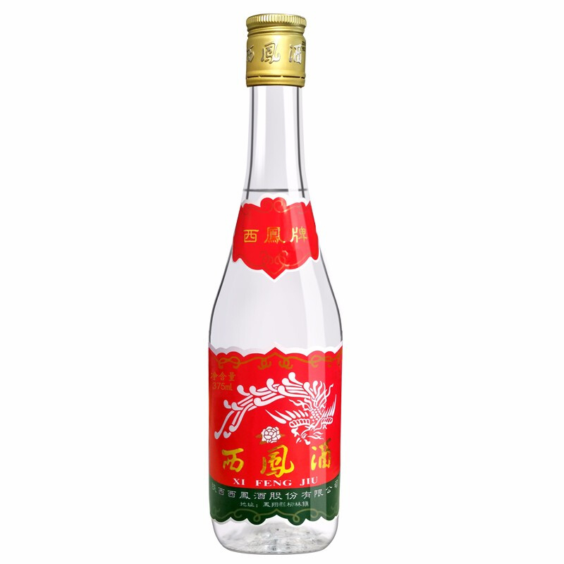 西凤酒七两半45度凤香型375ml单瓶装