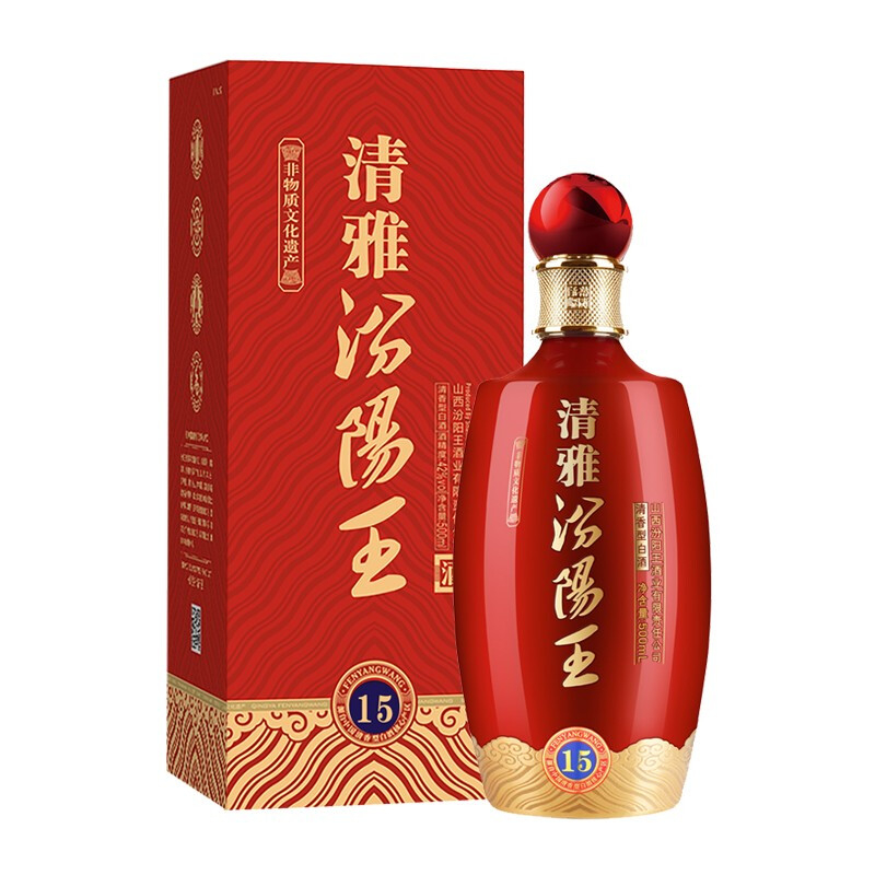汾阳王42&deg;度清雅系列15清香型500ml单瓶