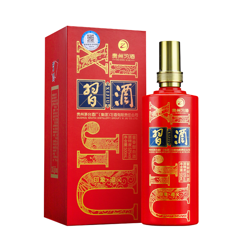贵州习酒印象&middot;遵义53度酱香型500ml礼盒装