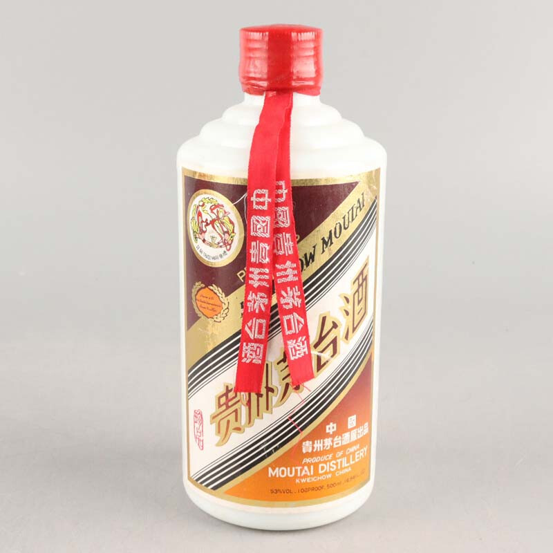 贵州茅台集团1991年铁盖珍品口感酱香型53度白酒500ml单瓶装