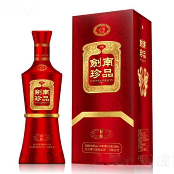 [A]四川剑南春剑南珍品精酿口感浓香型42度白酒500ml单瓶装