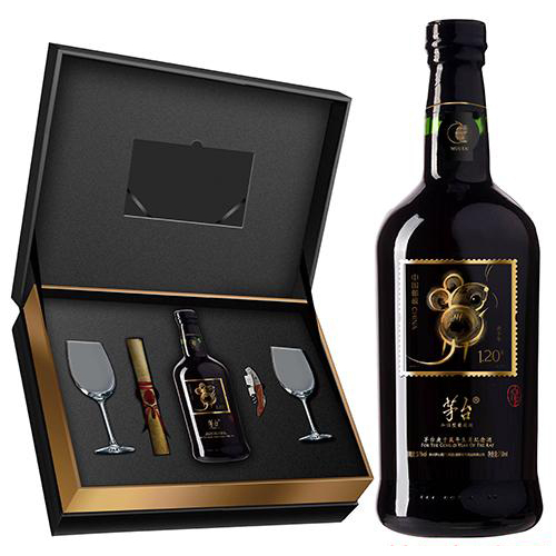 贵州茅台集团鼠年纪念酒歌韵干红葡萄酒750ml礼盒装