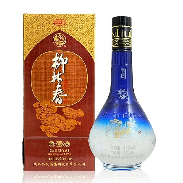 陕西西凤酒柳林春春风口感浓香型45度白酒500ml单瓶装