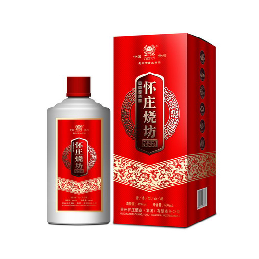 茅台镇怀庄烧坊纪念酒（红盒）53度酱香型500ml单瓶装