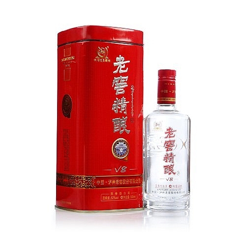 四川泸州老窖精酿V8口感浓香型52度白酒500ml单瓶装