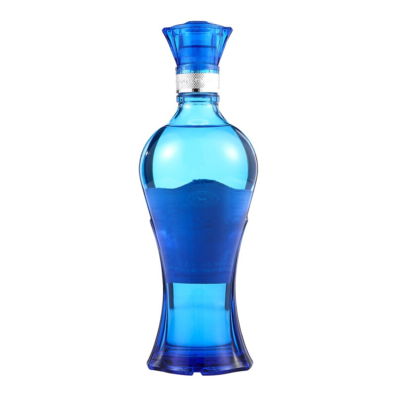 洋&middot;河蓝色经典 海之蓝绵柔型浓香白酒42度480ML