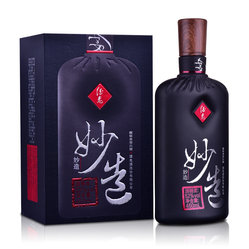 湖南酒鬼酒妙造52&deg;度馥郁香型450ml单瓶装
