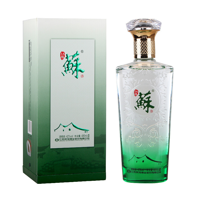 江苏省双沟酒苏酒5A级42度浓香型480ml单瓶装