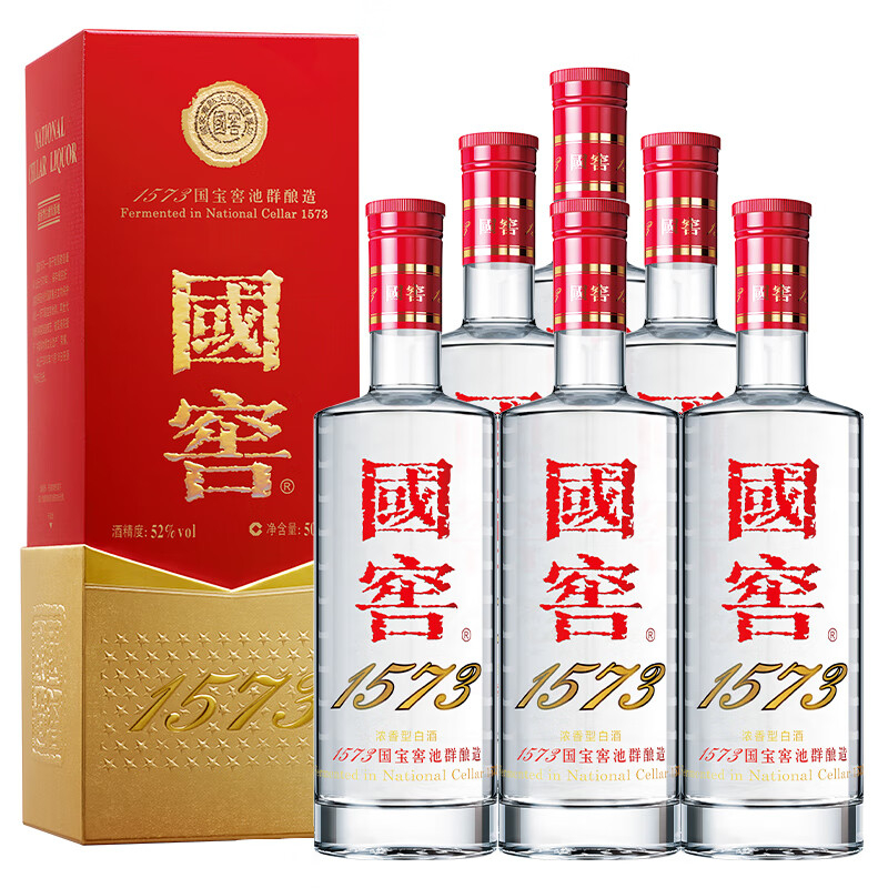 泸州老窖 国窖1573 浓香型白酒 52度500ml
