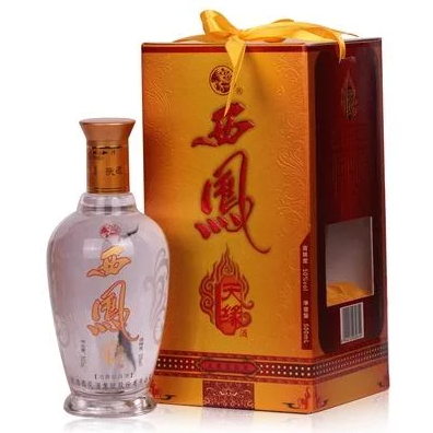 陕西西凤天缘酒硬盒口感浓香型50度白酒500ml单瓶装