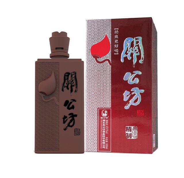 纸关公酒多少钱一瓶 关公坊42.8度酒价格表