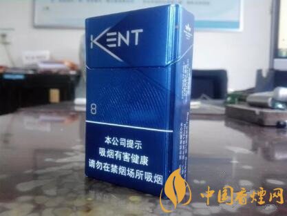 健牌(蓝中免8mg)外包装赏析与口感