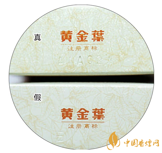 黄金叶天叶真的快速鉴别（带图）
