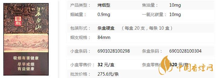 白山金香魁多少钱 白山金香魁烟草批发价格