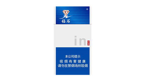 钻石扁蓝时尚香烟：时尚与品质的完美结合